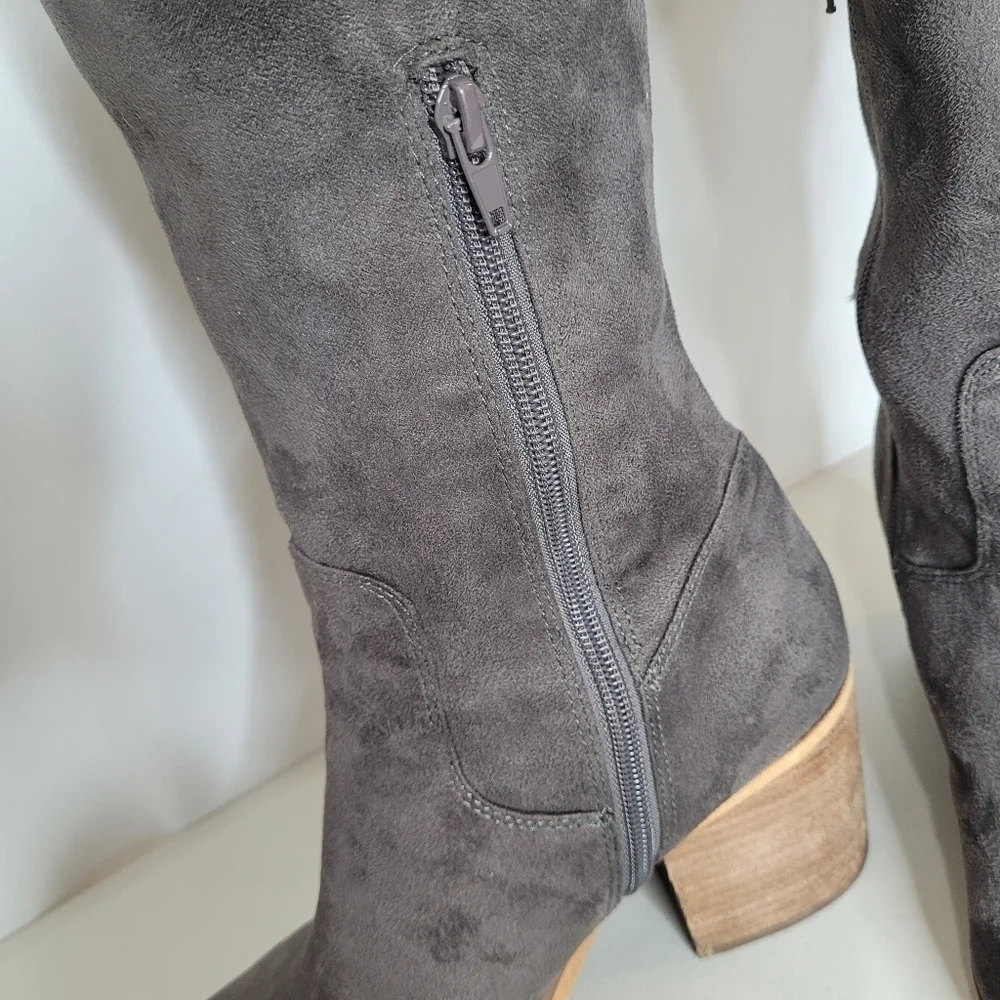 Melrose and Market Faux Suede Over-The-Knee Boots - Size 9.5